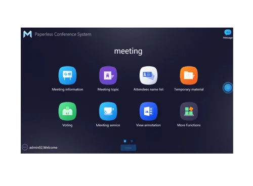 Paperless Conference System Client Software V3.0 TS-8304R1